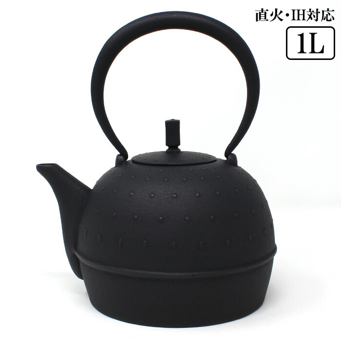 Bouilloire tetsubin « Sayu » 1 L, design contemporain, induction · Kūkan Chūzō
