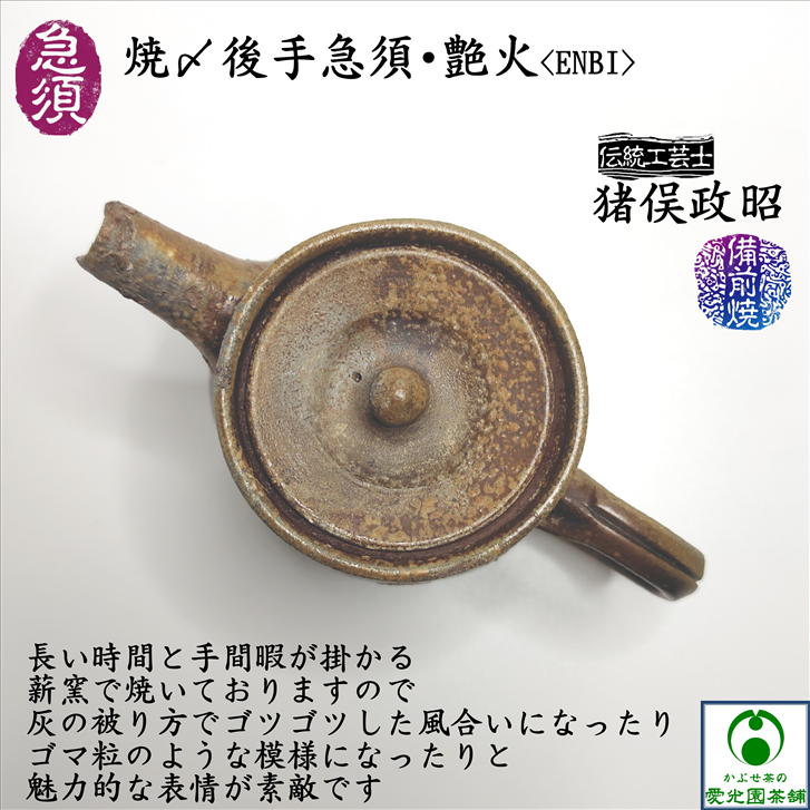 Théière yakishime « Enbi », pièce unique cuite au bois · Inomata Masaaki (vue 6)