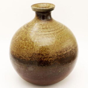 Vase « Hana », grès de Bizen, 22 cm · Ishida Ikuo
